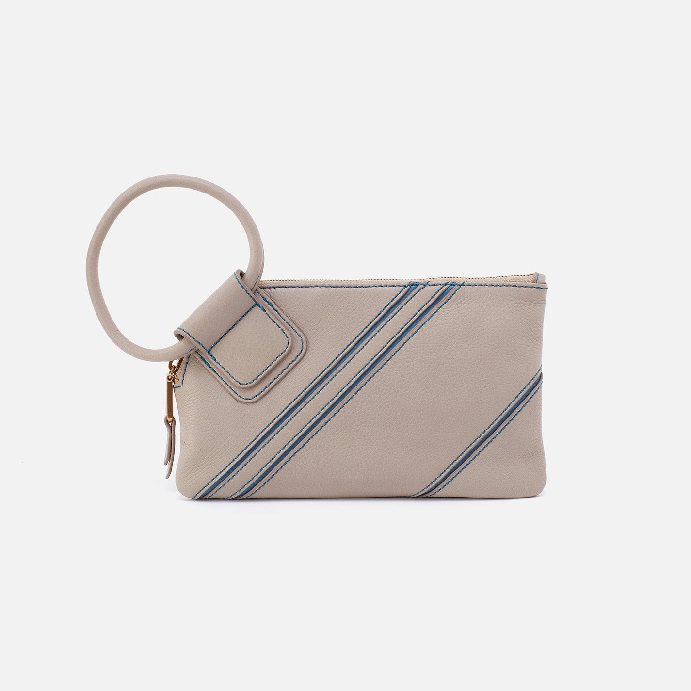 1987- Taupe Suede good Wristlet