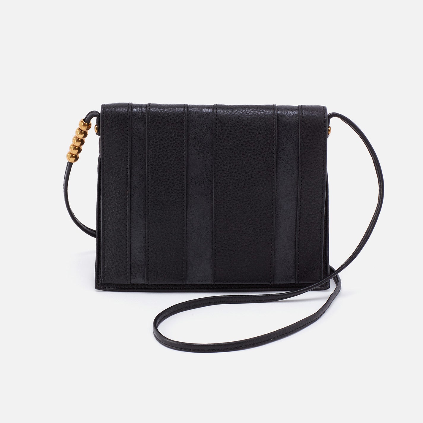 Buy Black Leather Hip Bag With Studs Small Convertible Crossbody Online in  India 