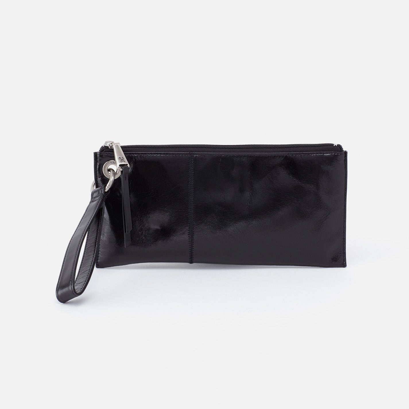 Classic Style Wallet With Wristlet Elegant Zipper Faux Leather
