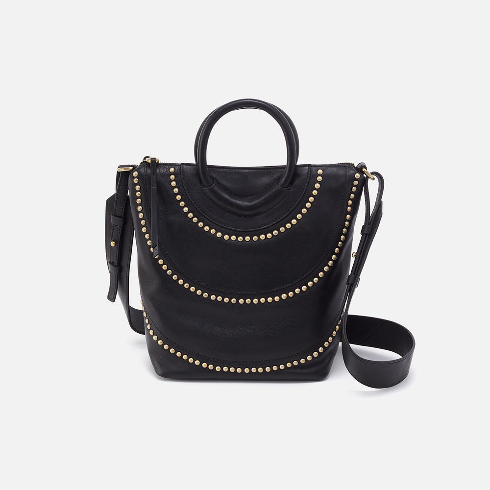 Maggie Crossbody In Smooth Leather - Black