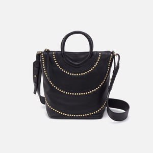 Maggie Crossbody In Smooth Leather - Black