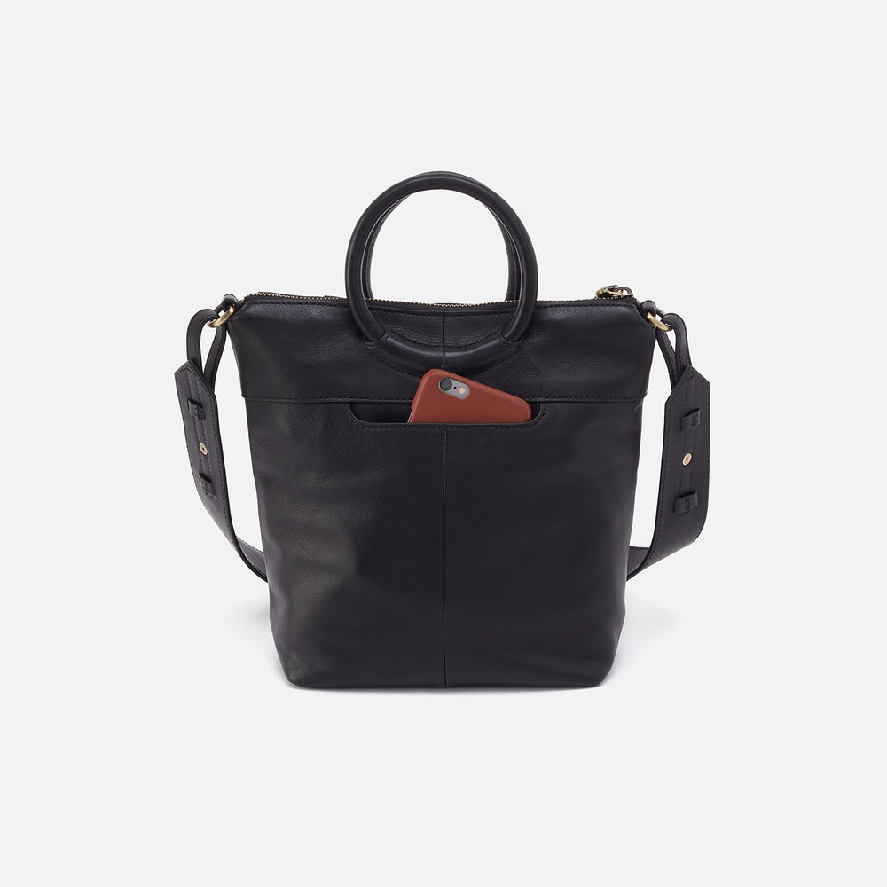 Maggie Crossbody In Smooth Leather - Black