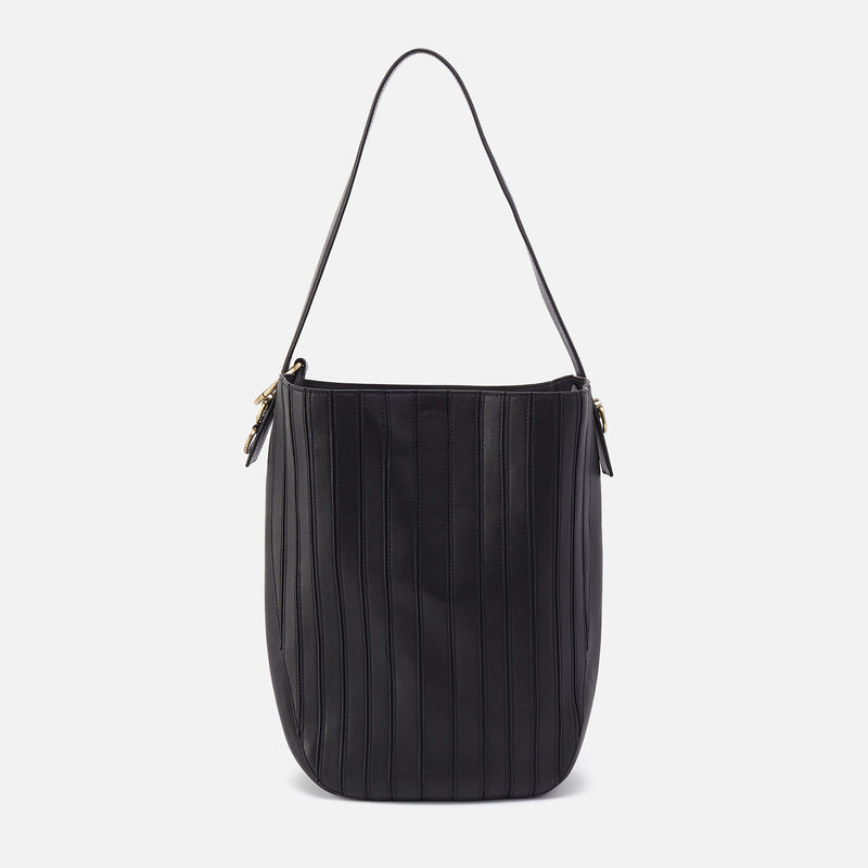 Catalina Hobo In Artisan Leather - Black