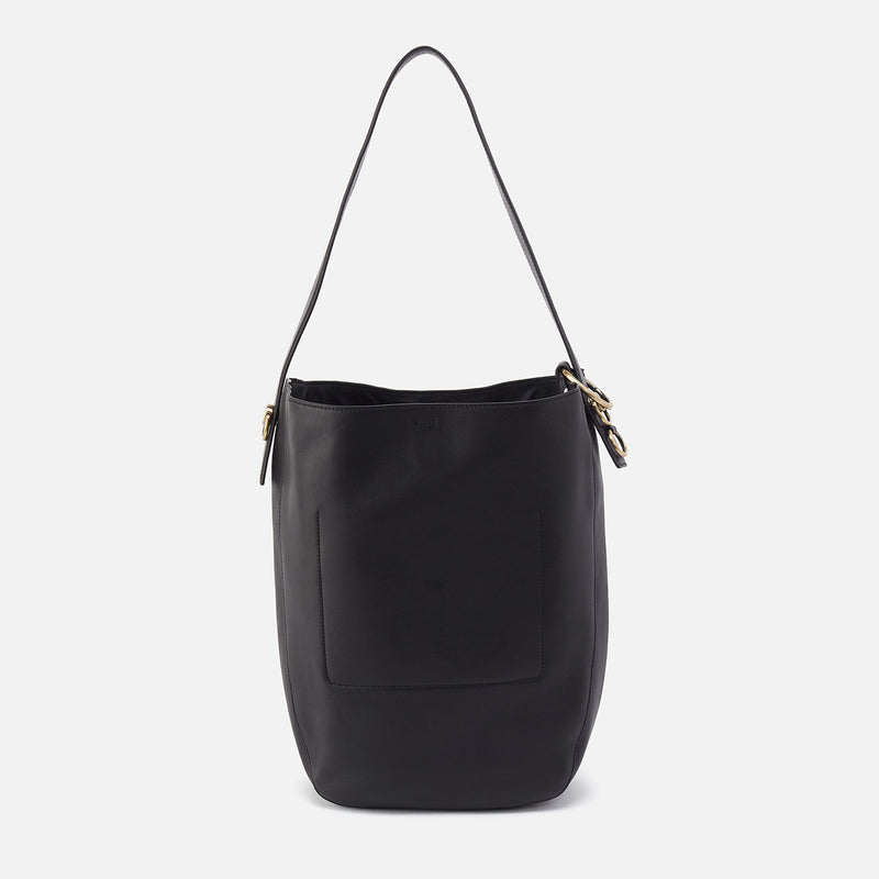 Catalina Hobo In Artisan Leather - Black