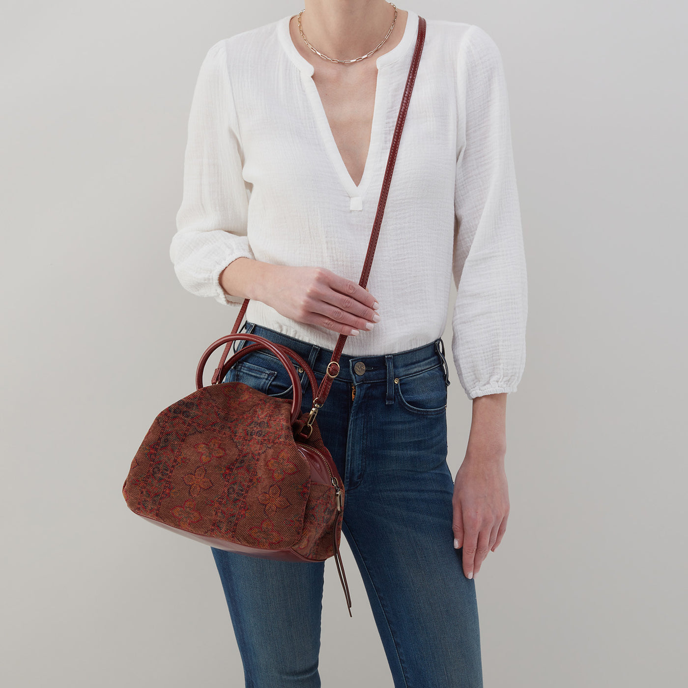 Darling Small Satchel in Soft Leather - Provence – HOBO