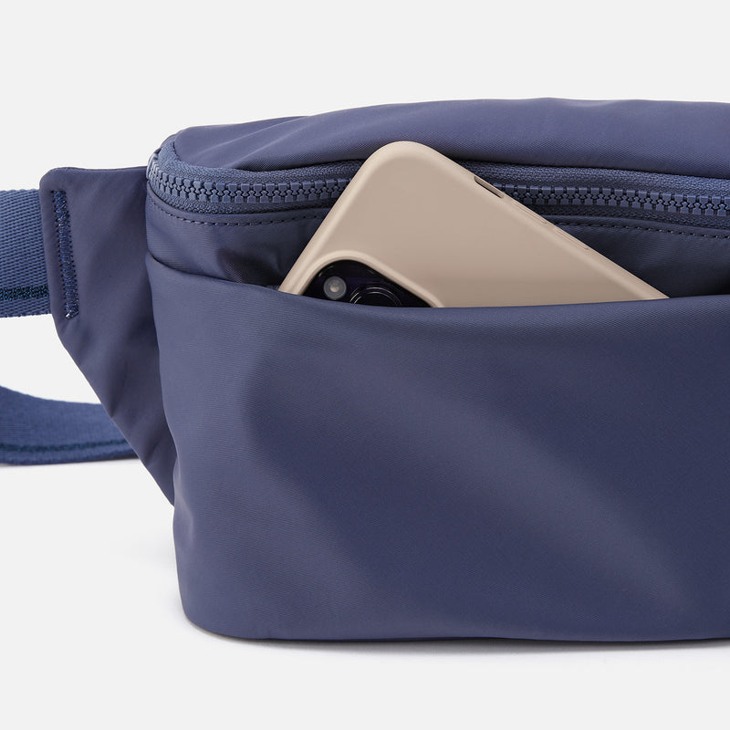 BE HOLD Belt Bag in CaRefiber recycled nylon - Lotus