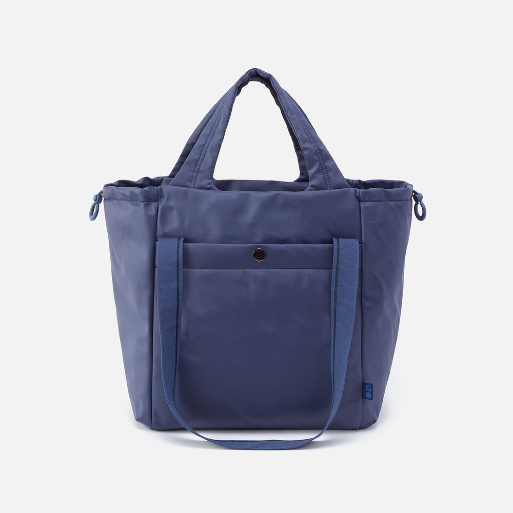 PLACES TO GO Tote in CaRefiber recycled nylon - Ocean