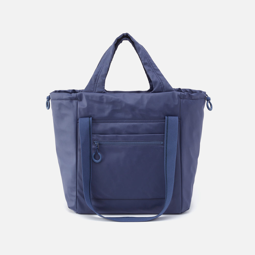 PLACES TO GO Tote in CaRefiber recycled nylon - Ocean