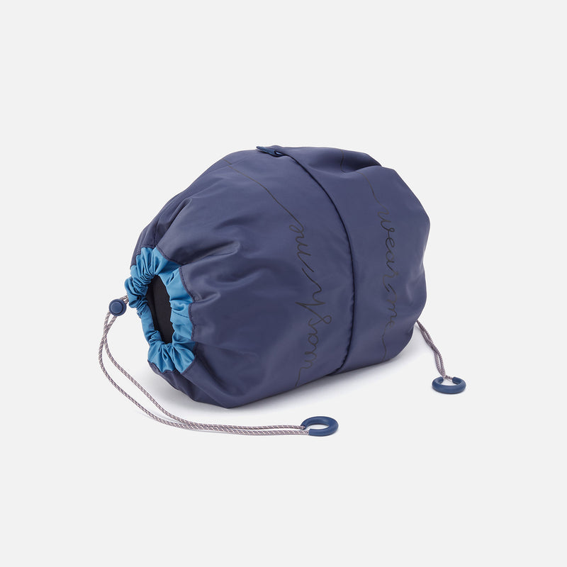 WEAR ME > WASH ME Pack Sack in CaRefiber recycled nylon - Ocean