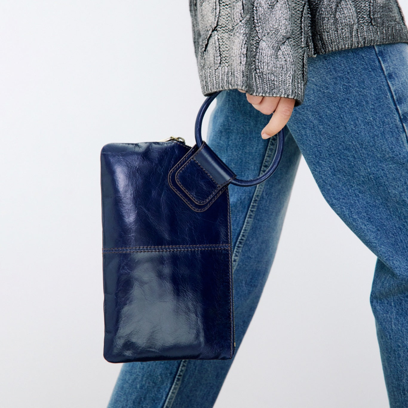 hobo MIX VINTAGE DENIM SHOULDER BAG ホーボー-