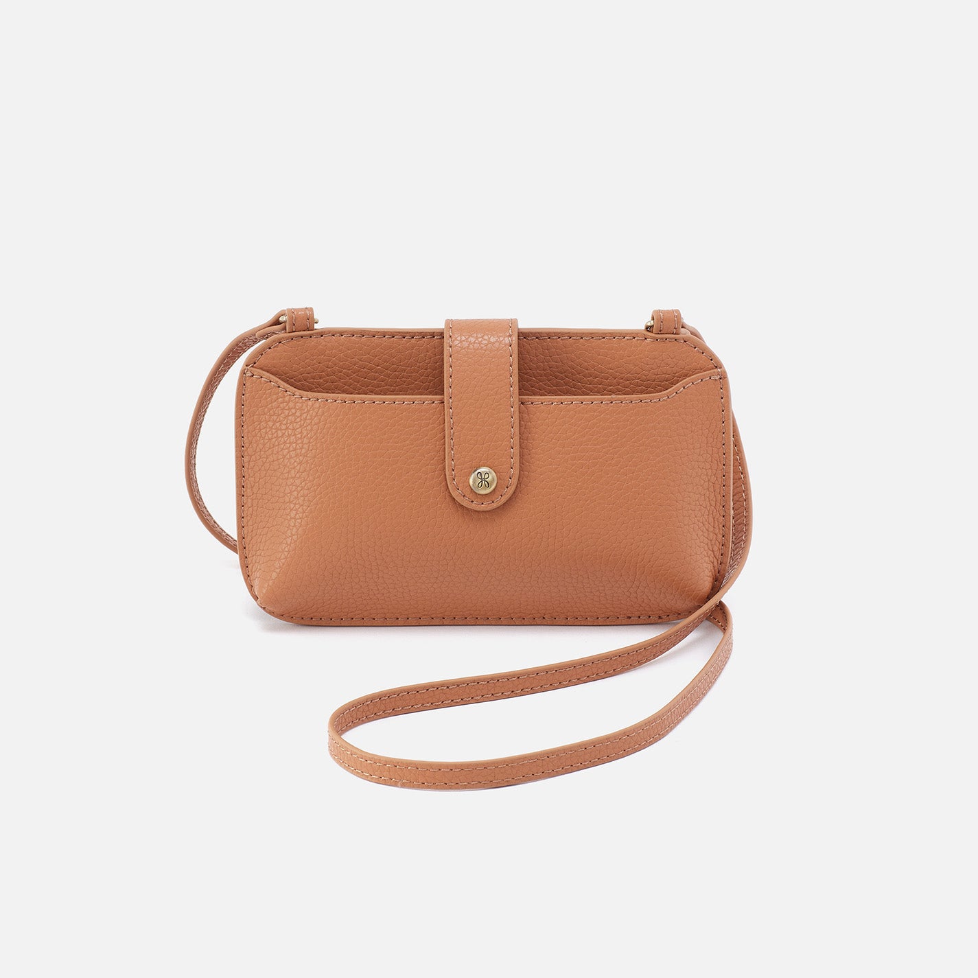 Vida Phone Crossbody In Micro Pebbled Leather - Biscuit – HOBO