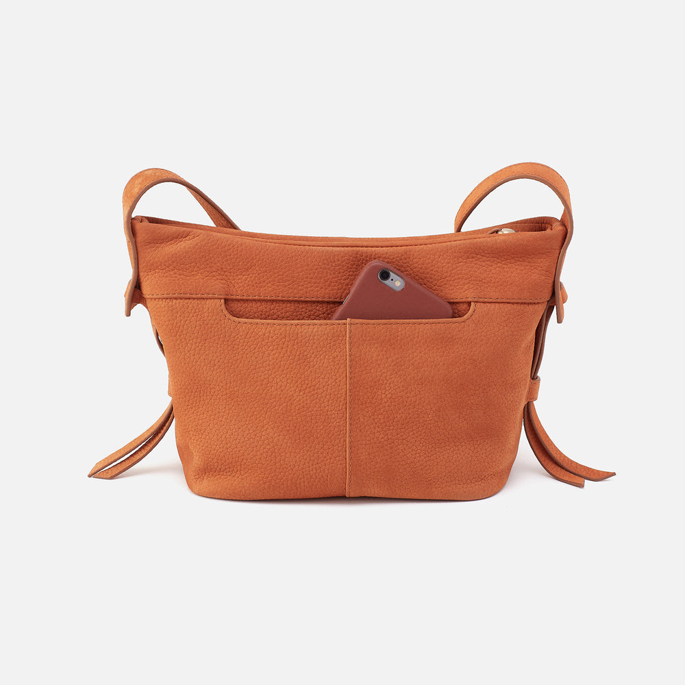 Bonita Crossbody In Nubuck - Marmalade