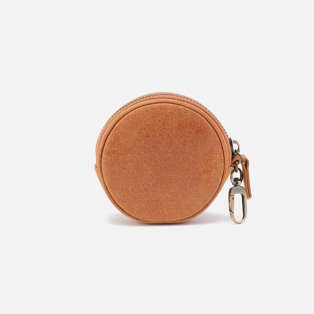 Sass Zip Pouch in Buffed Leather - Whiskey