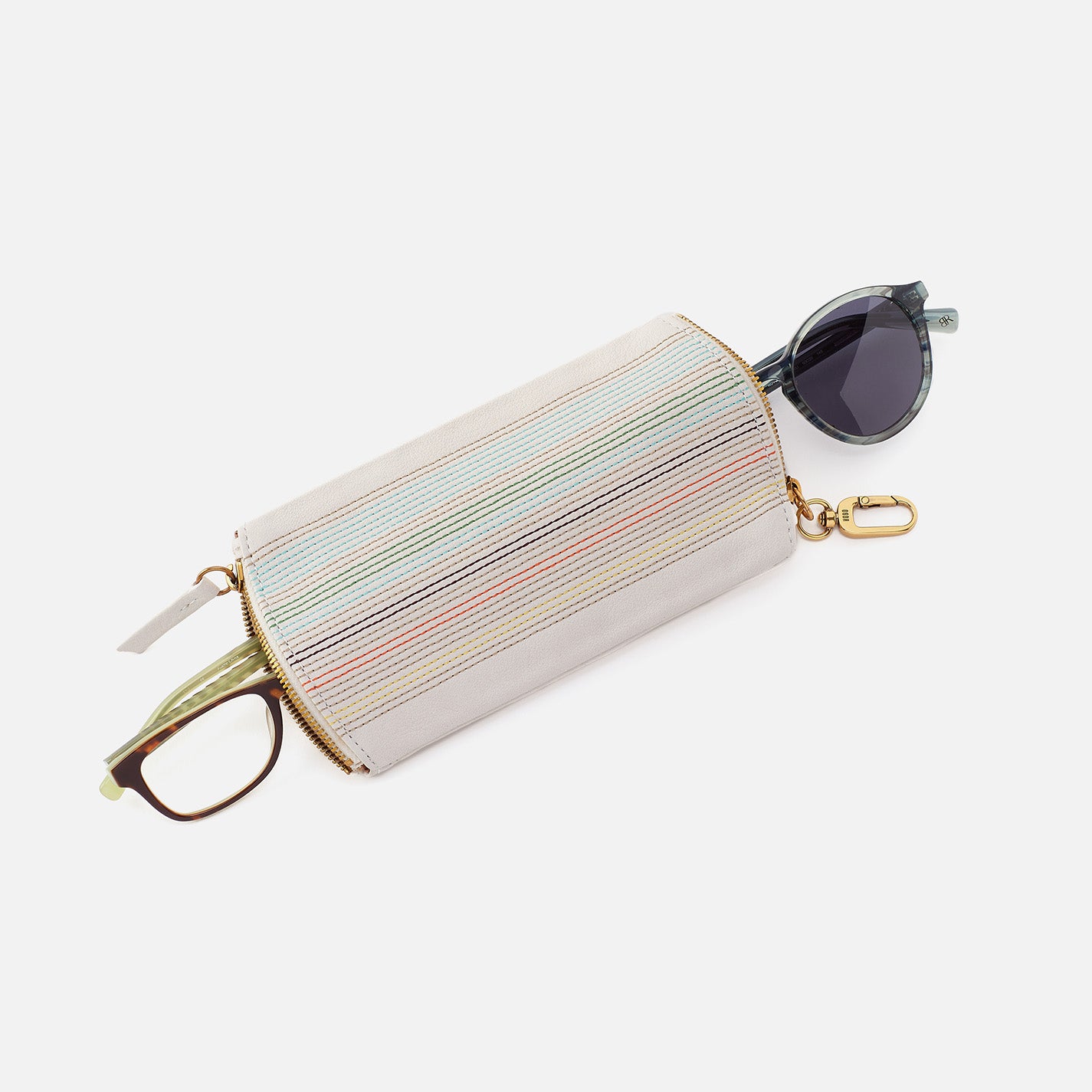 Double eyeglass case fashion