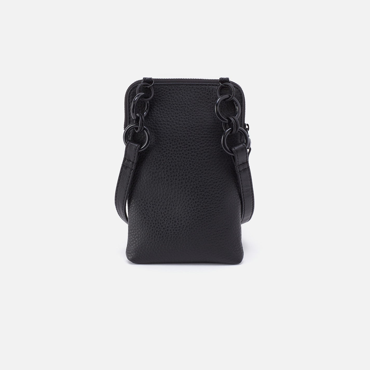 Nila Phone Crossbody in Pebbled Leather - Black – HOBO