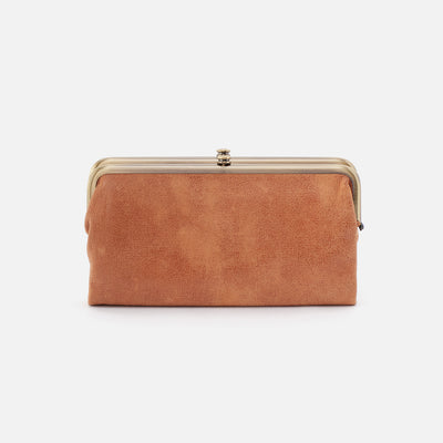 Lauren Clutch-Wallet In Buffed Leather - Whiskey