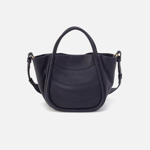 Margot Satchel In Smooth Leather - Navy