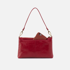 Darcy Crossbody In Polished Leather - Cardinal