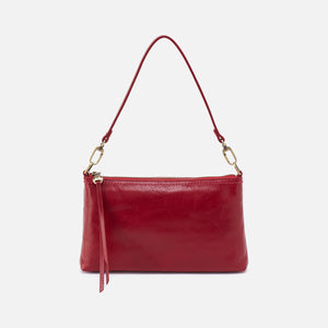 Darcy Crossbody In Polished Leather - Cardinal