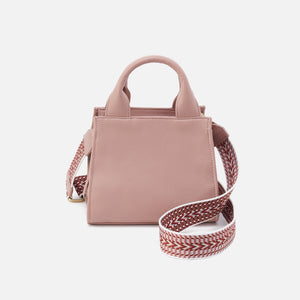 Cass Small Tote In Pebbled Leather - Blush