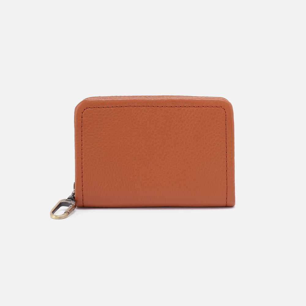 Cass Card Case In Pebbled Leather - Buttercup