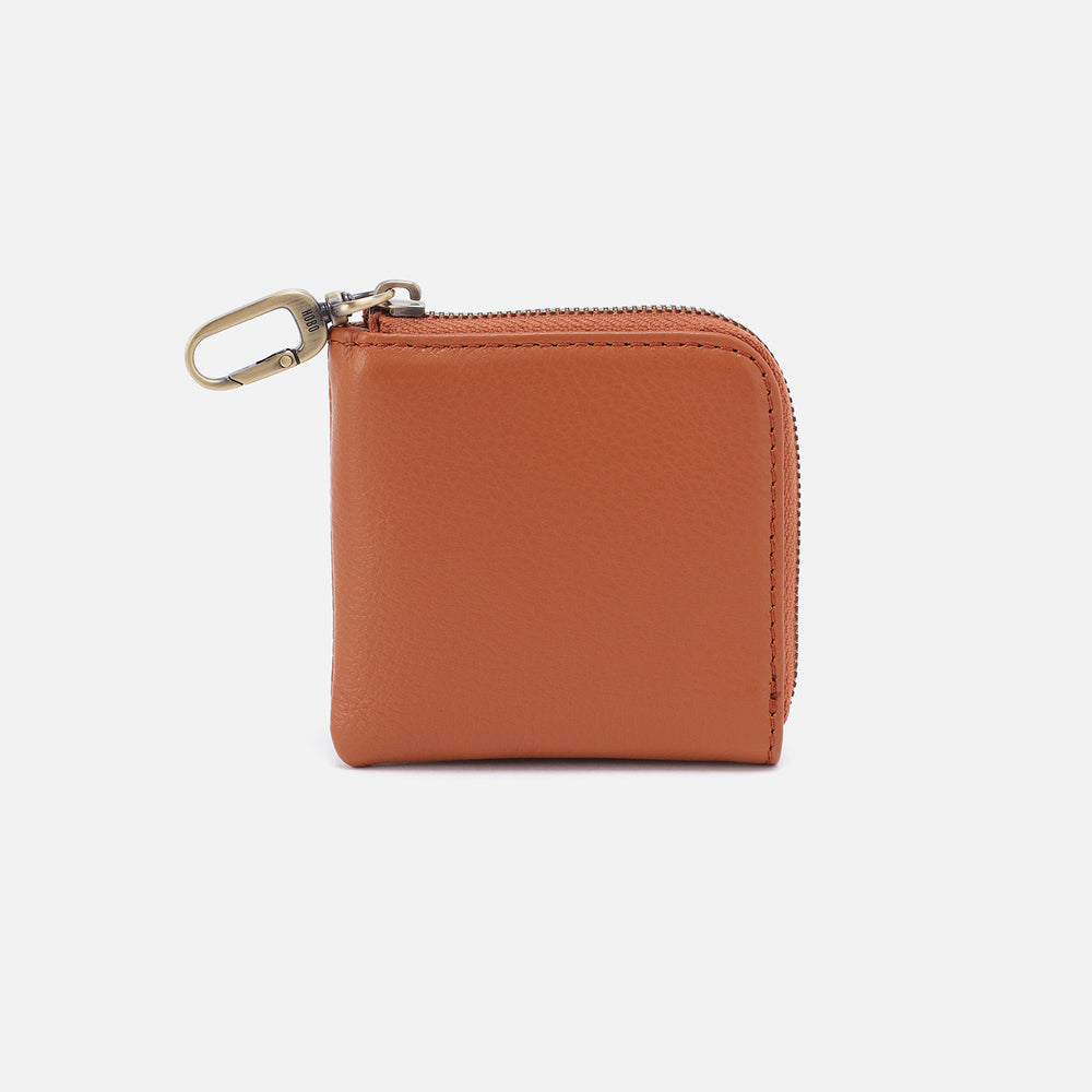 Cass Small Pouch In Pebbled Leather - Butterscotch