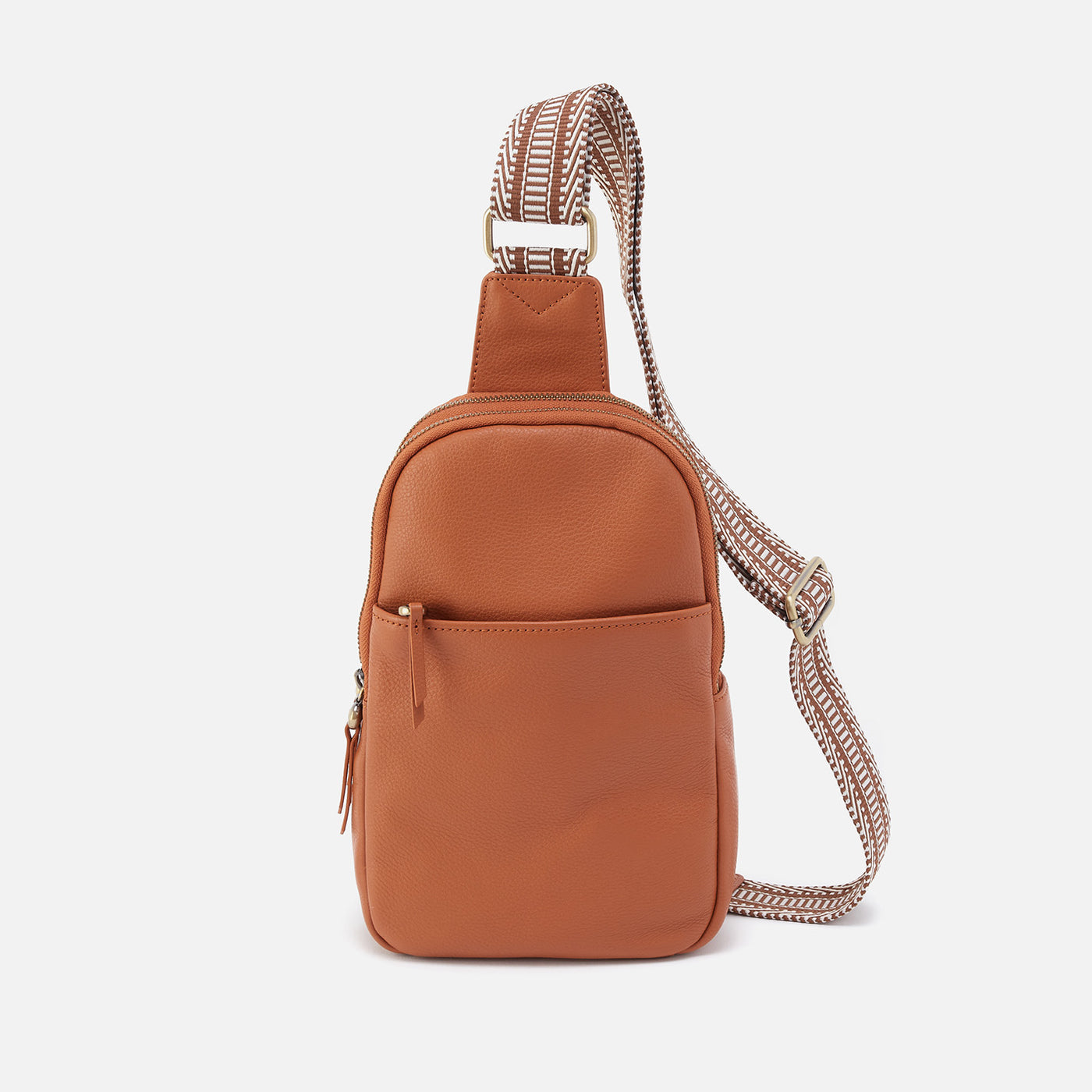 Cass Sling In Pebbled Leather - Butterscotch