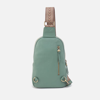 Cass Sling In Pebbled Leather - Ivy