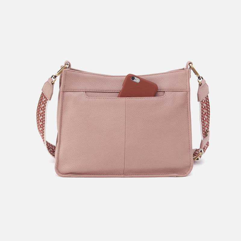 Cass Crossbody In Pebbled Leather - Blush