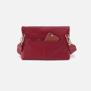 Grant Crossbody In Pebbled Leather - Wine