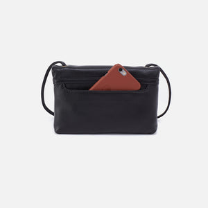 Grant Small Crossbody In Pebbled Leather - Black