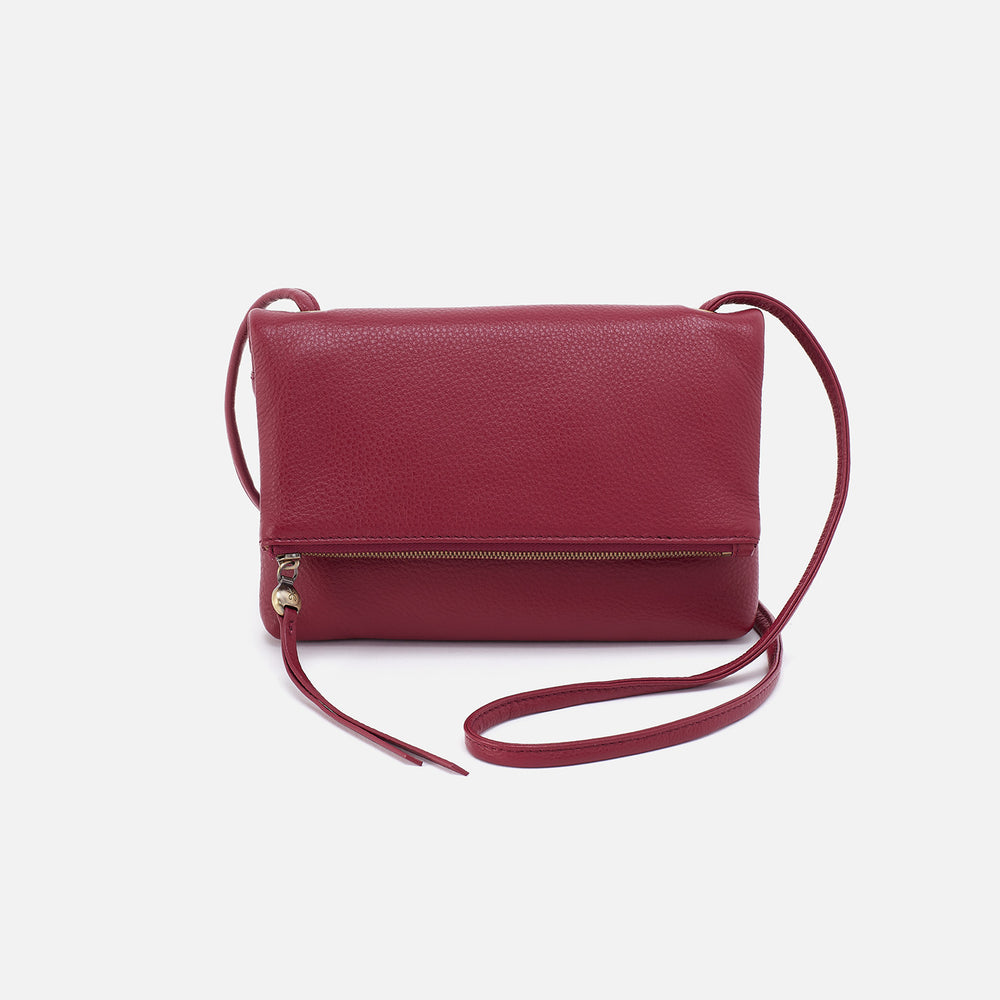 Grant Small Crossbody In Pebbled Leather - Wine