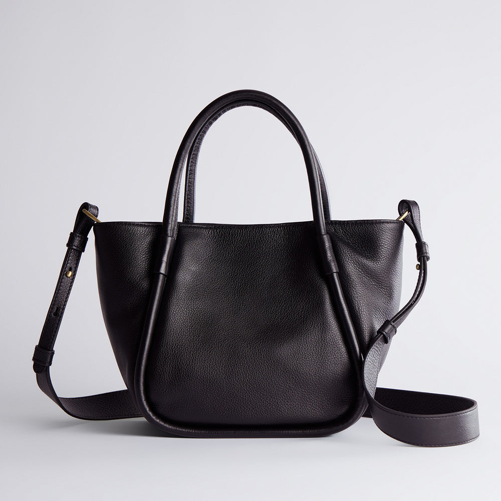 Margot black leather crossbody bag online