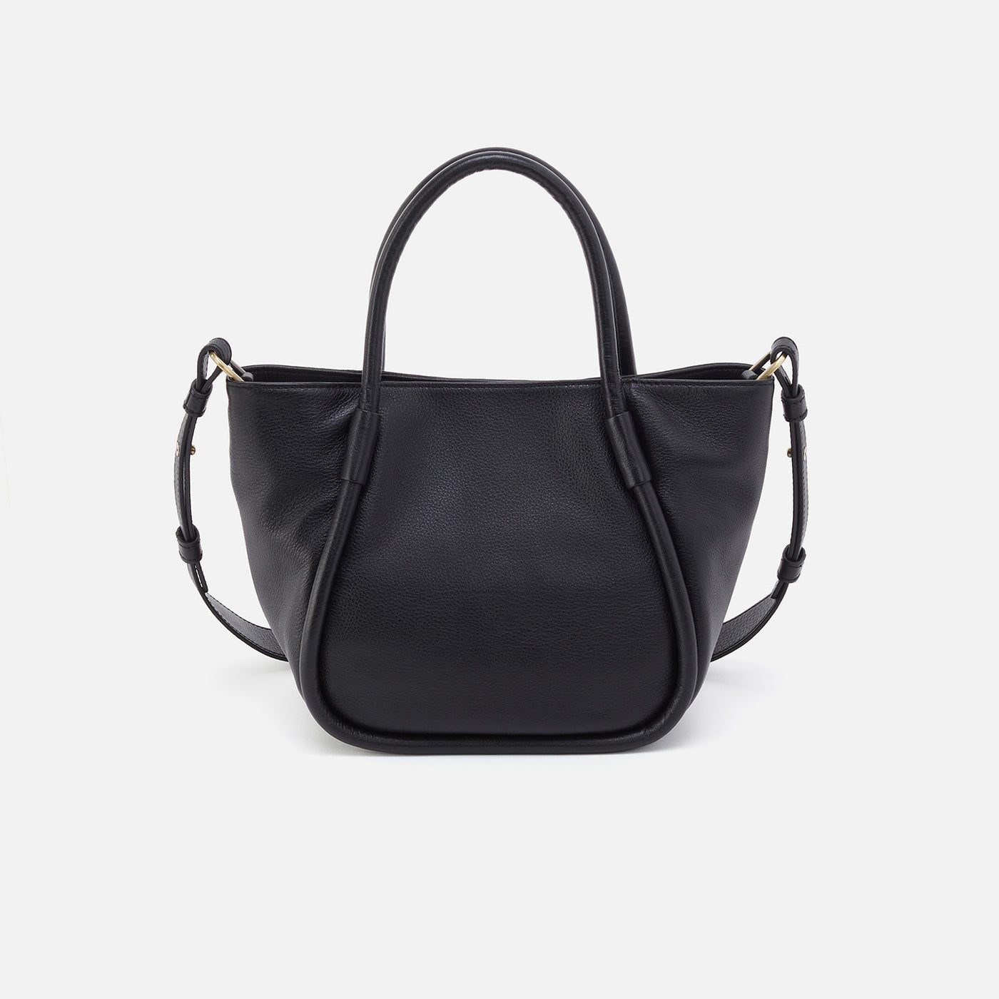 Margot Satchel In Pebbled Leather - Black