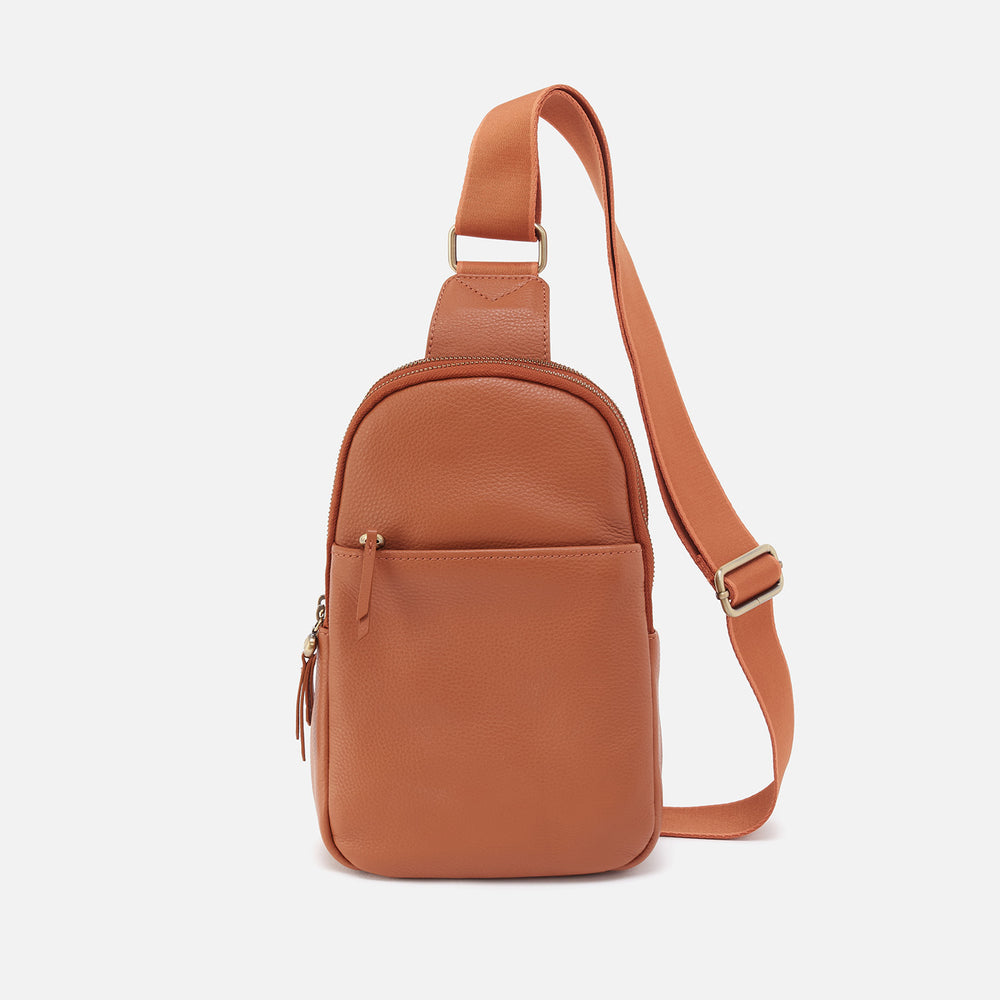 Cass Sling In Pebbled Leather - Butterscotch