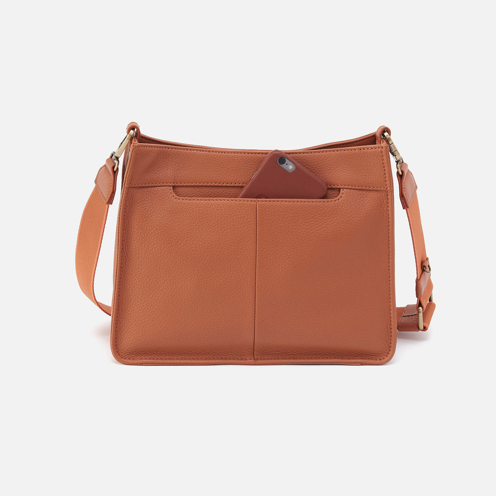 Cass Crossbody In Pebbled Leather - Butterscotch