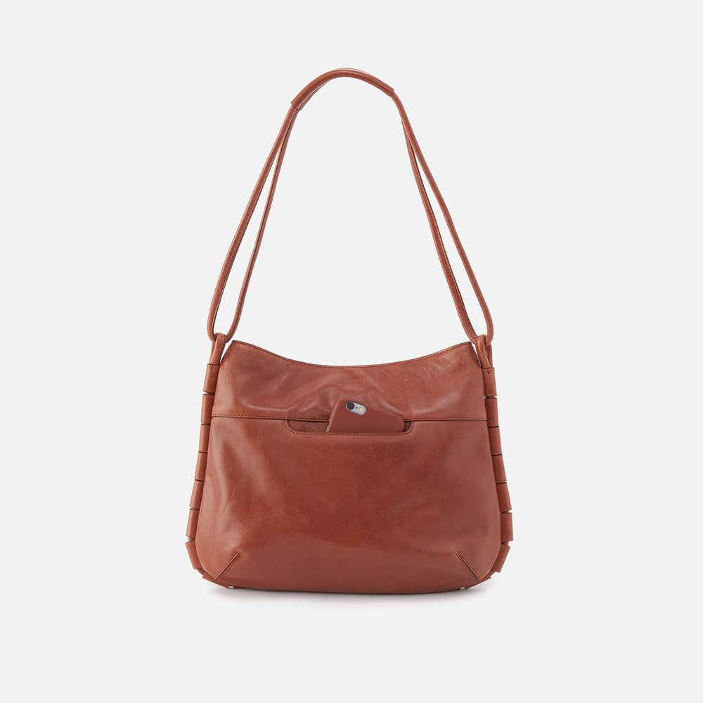 Phoebe Shoulder Bag In Santa Cruz Leather - Saddle