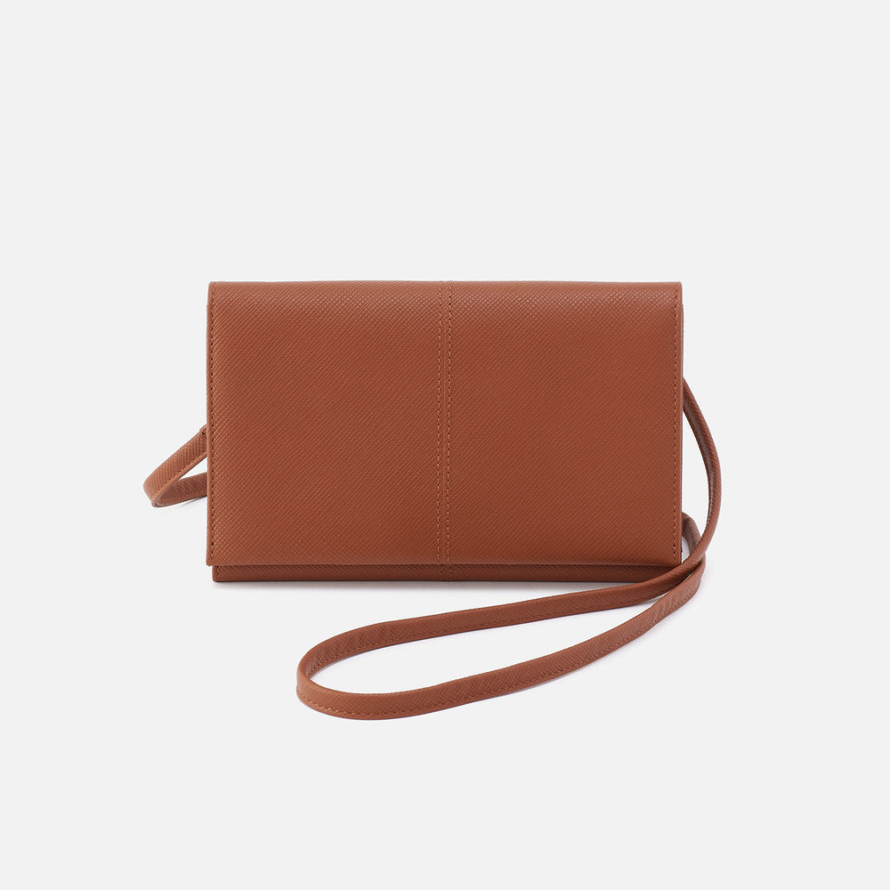 Essential Wallet Crossbody In Soft Saffiano Leather - Lion