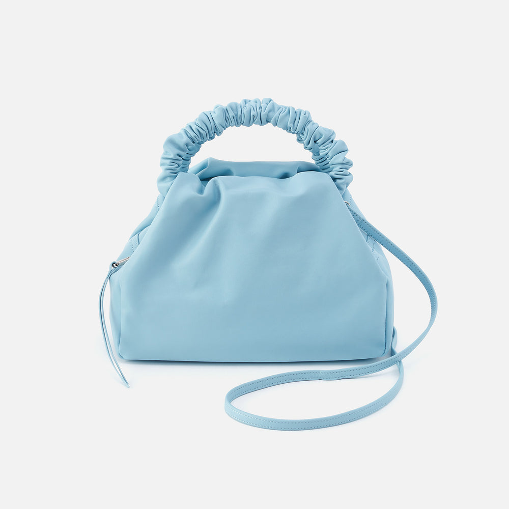 Darling Small Satchel in Silk Napa Leather - Aquamarine