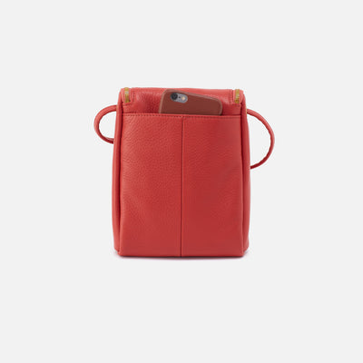 Fern Crossbody In Pebbled Leather - Red Clay