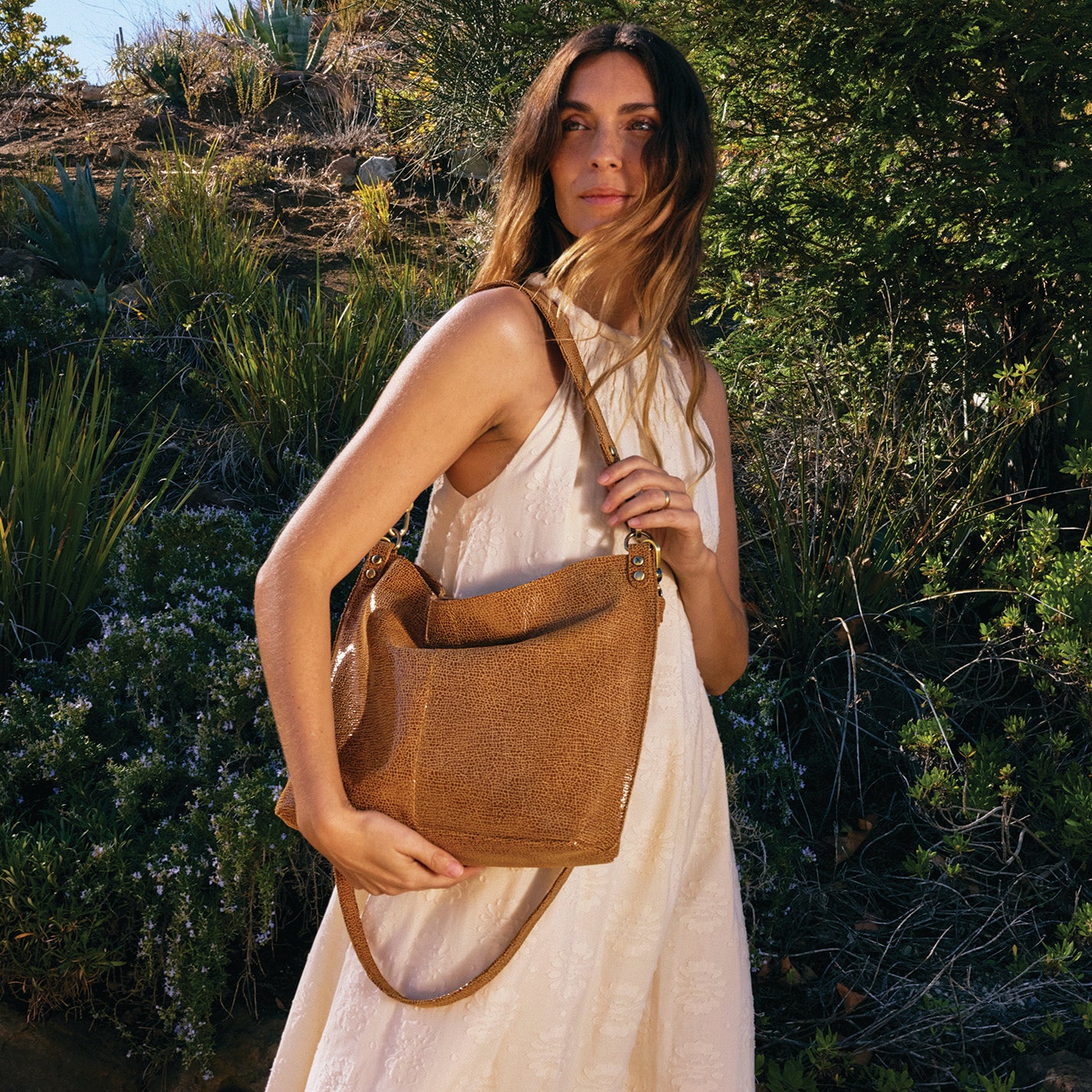 HOBO retailer Leather Crossbody bag Cedar