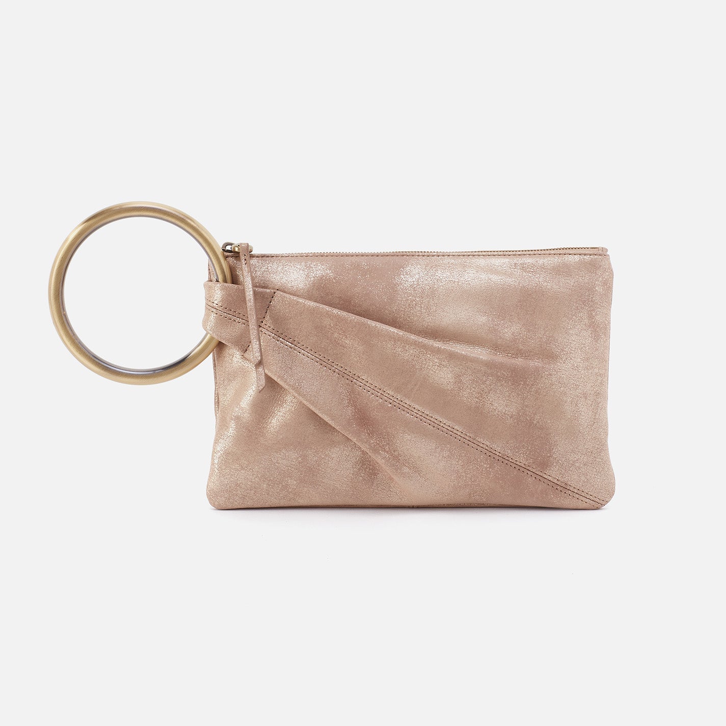 HOBO Sheila Ring Clutch Gilded Beige