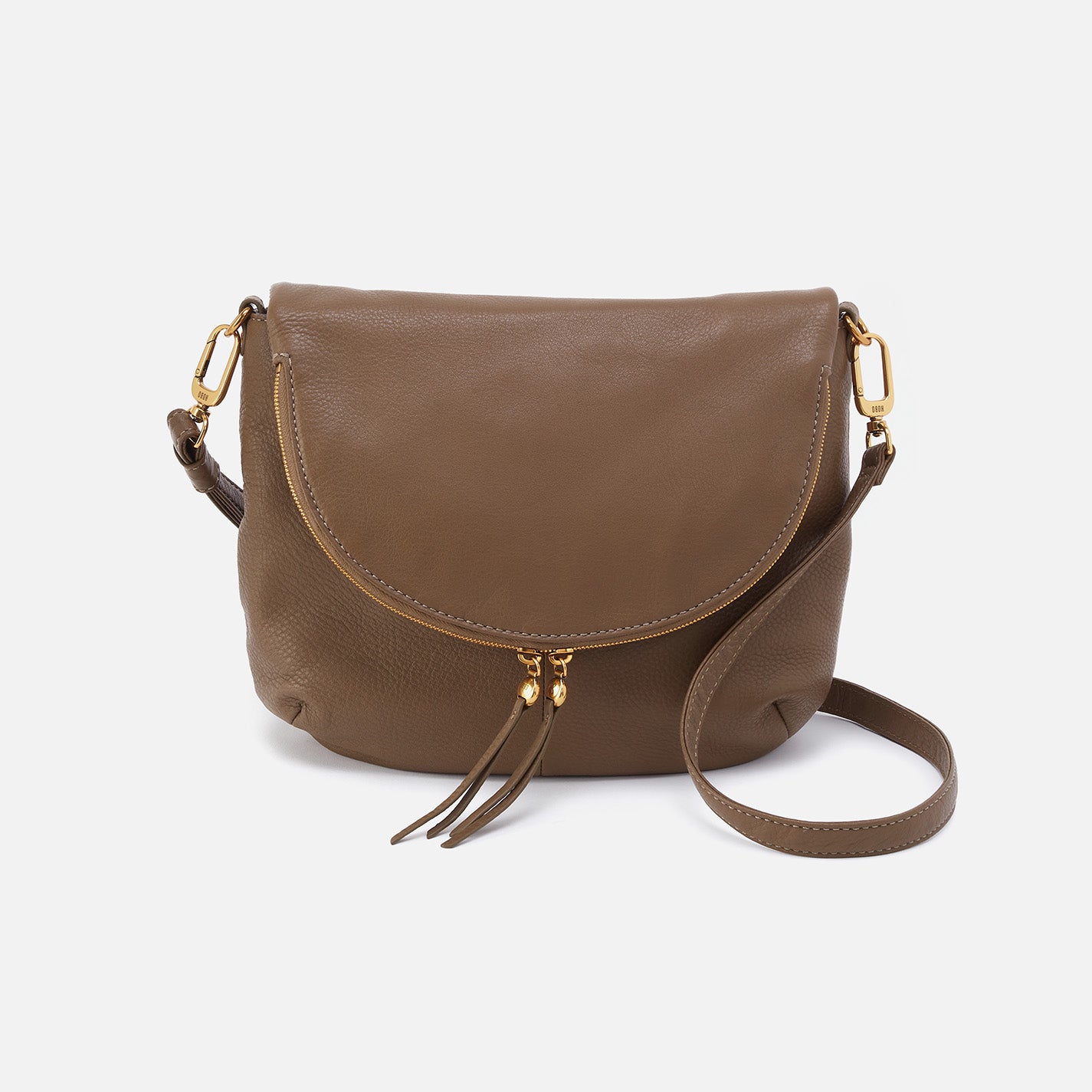 NEW! Brown Leather Messenger Shoulder Crossbody Bag selling w/Detachable Strap