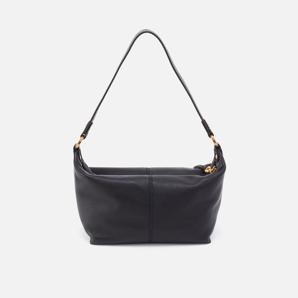 Laguna Crossbody In Pebbled Leather - Black