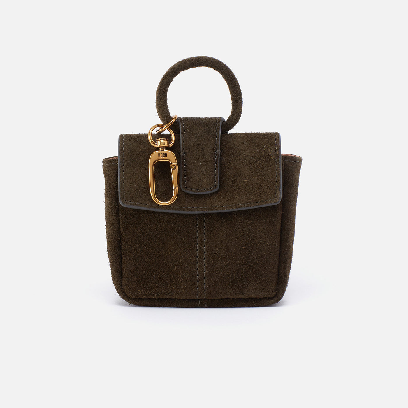 Leather bag charm