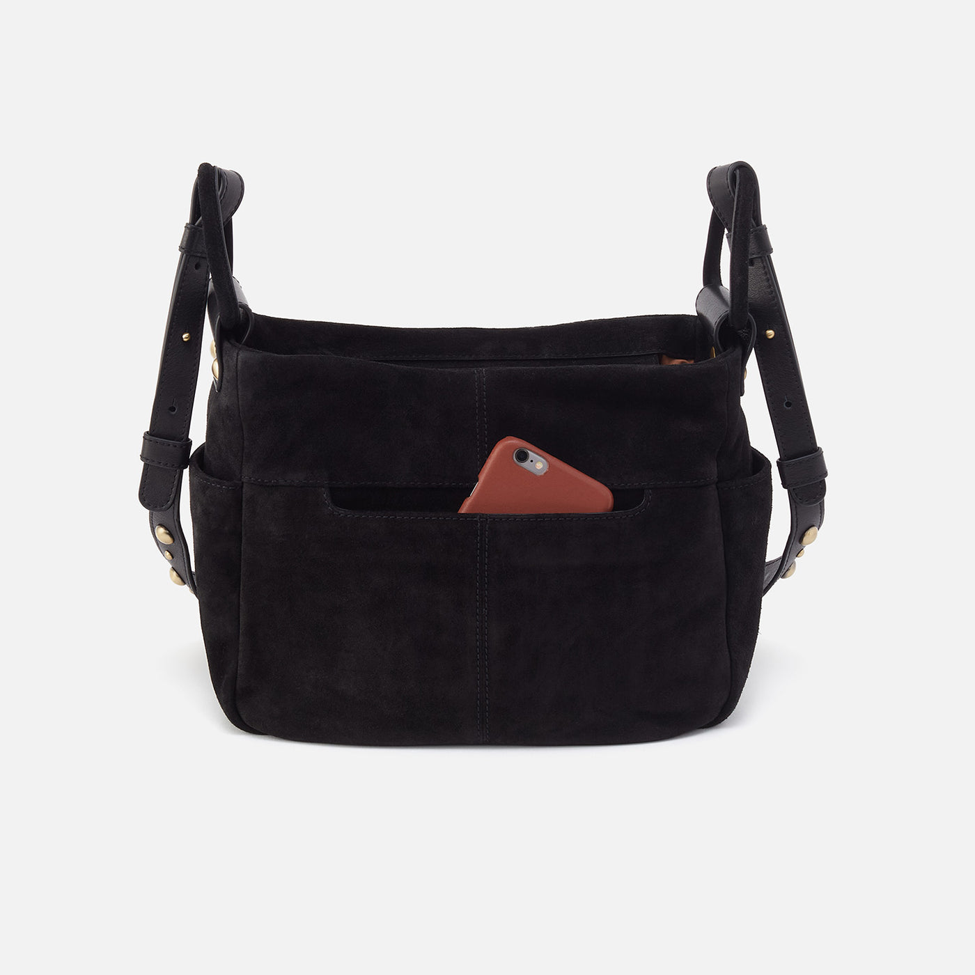 Sheila Crossbody In Suede - Black