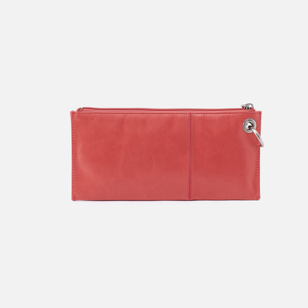 Vida Wristlet in Polished Leather - Cherry Blossom