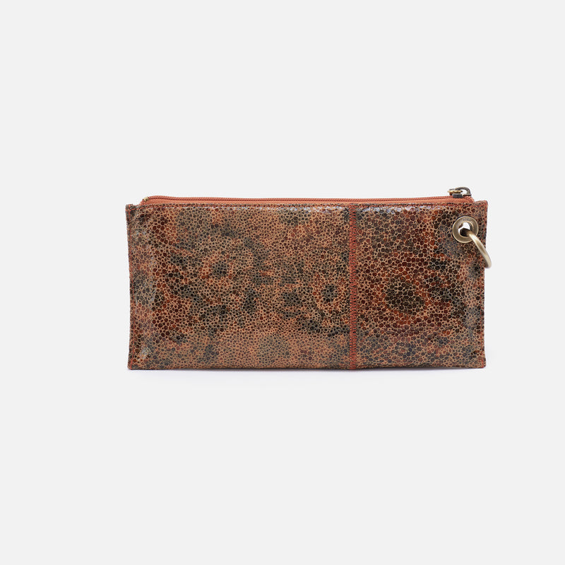 Vida Wristlet in Printed Leather - Eternal Garden