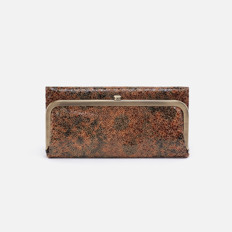 Rachel Continental Wallet in Printed Leather - Eternal Garden