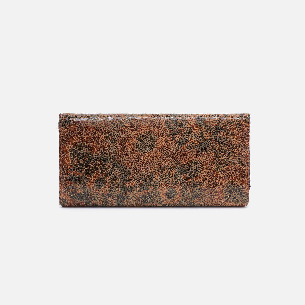 Rachel Continental Wallet in Printed Leather - Eternal Garden